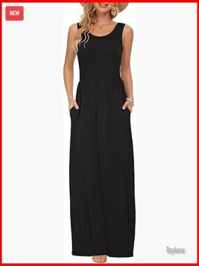 Sleeveless Wrap Maxi Dress, Polyester Spandex, Casual Formal Maternity